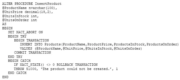 Exam 70-761: Question 1 - Image 3