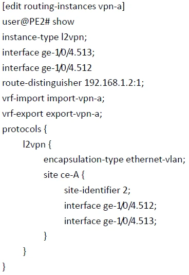 Exam JN0-660: Question 7 - Image 1