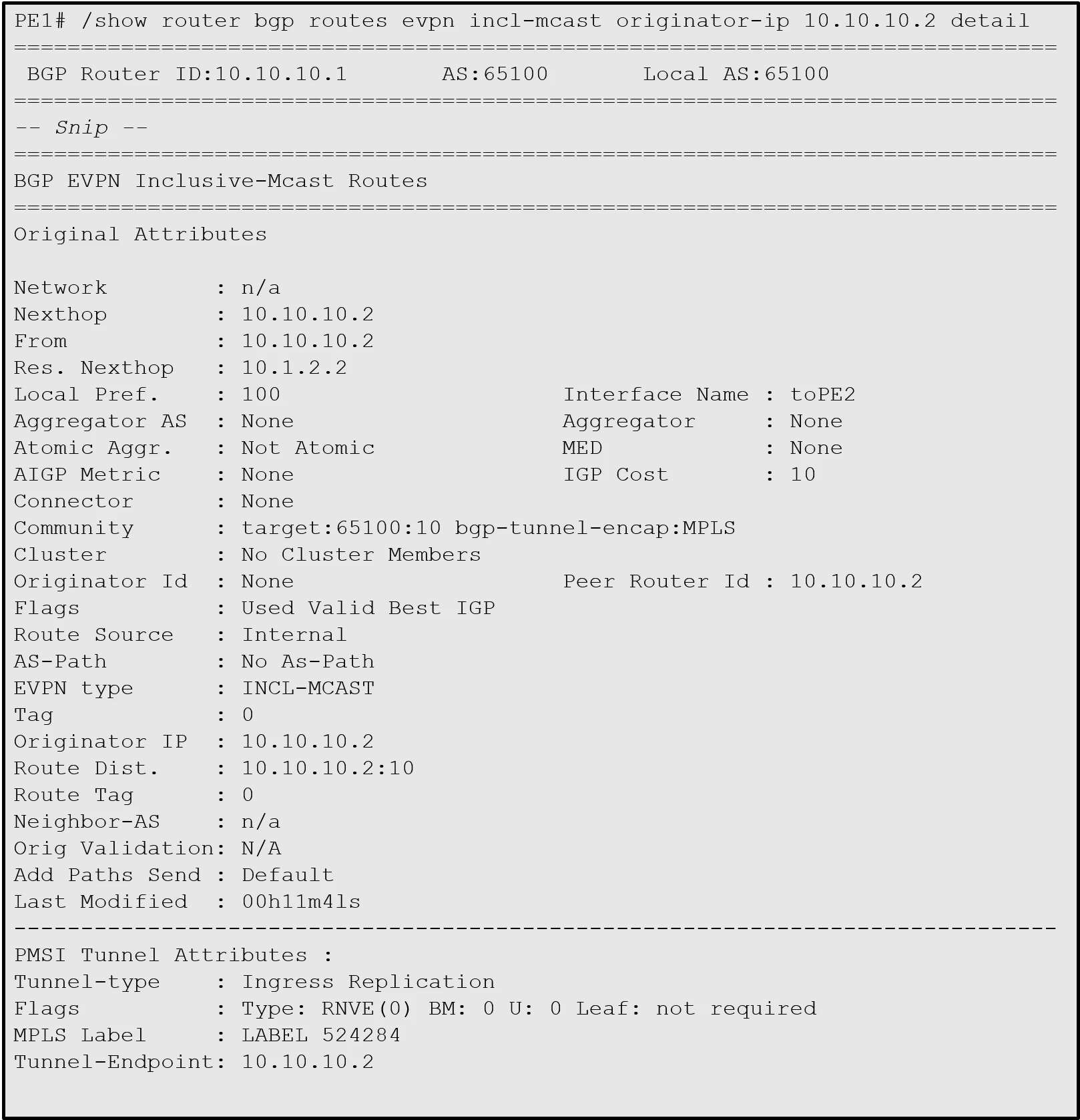 Exam 4A0-115: Question 9 - Image 1