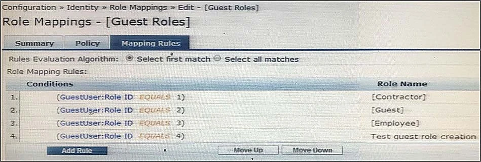 Exam HPE6-A15: Question 10 - Image 1