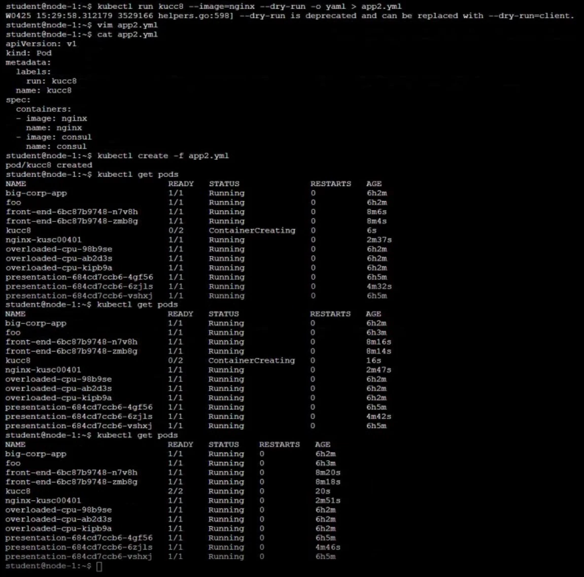 Exam CKA: Question 10 - Image 4