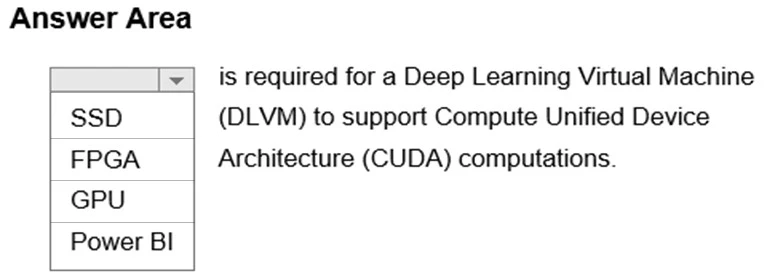 Exam DP-100: Question 2 - Image 1