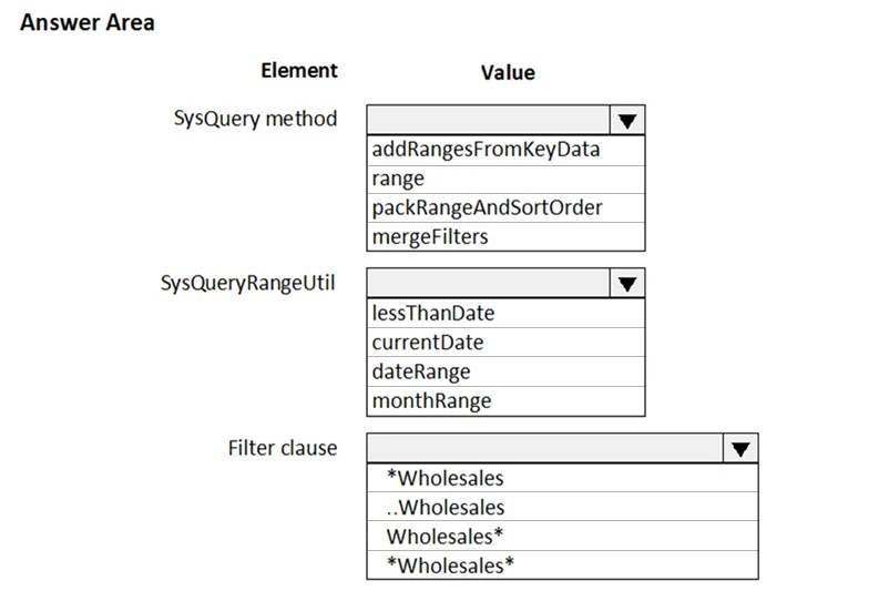 Exam MB-500: Question 5 - Image 1