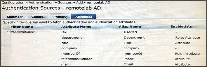 Exam HPE6-A15: Question 2 - Image 1
