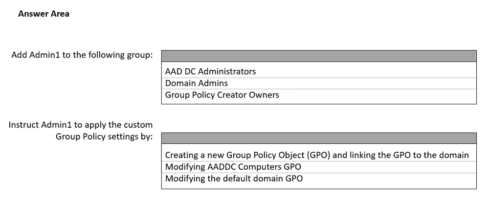 Exam AZ-800: Question 6 - Image 1