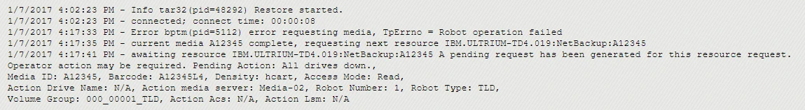 Exam VCS-285: Question 5 - Image 1