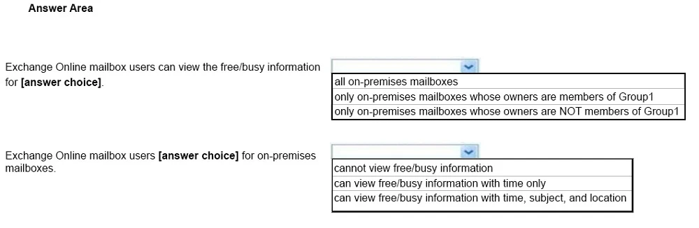 Exam MS-201: Question 1 - Image 2