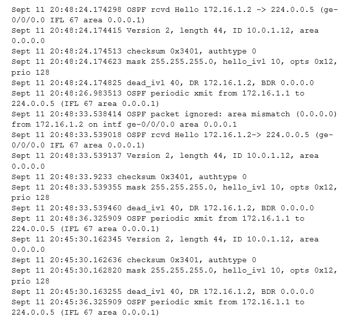 Exam JN0-361: Question 8 - Image 1