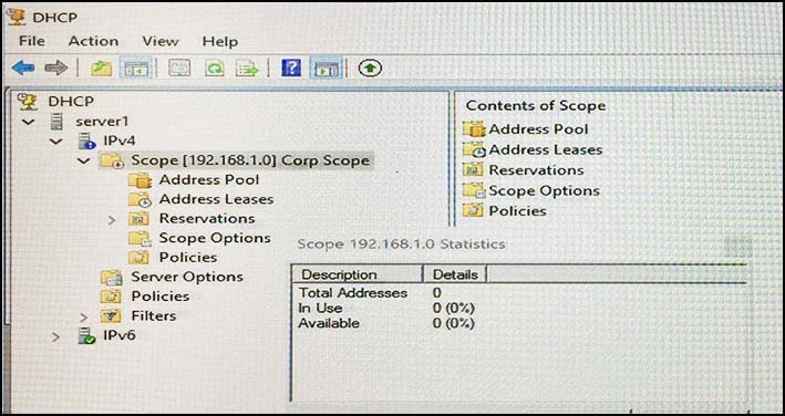 Exam 70-741: Question 3 - Image 1