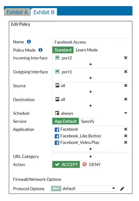 Exam NSE4_FGT-7.2: Question 6 - Image 2